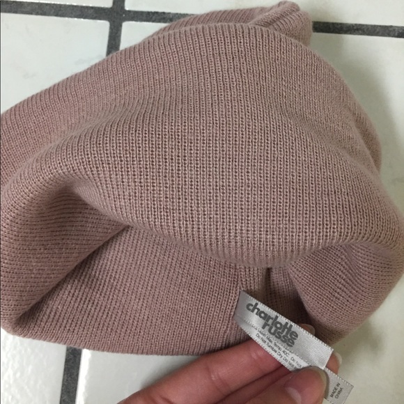 NWOT Charlotte Russe Women’s “Vibing” Hat Beanie - Picture 2 of 3